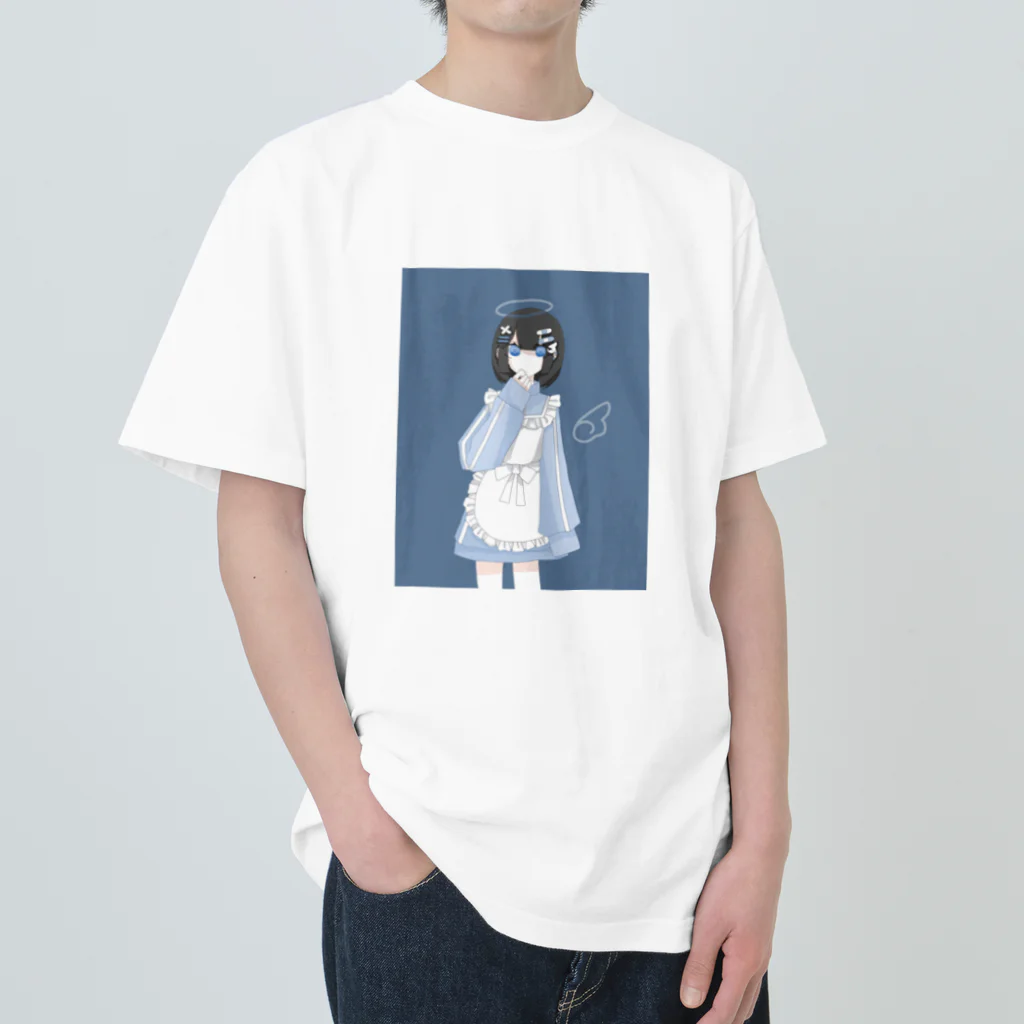 infinity67のさぶかるめいどちゃん ヘビーウェイトTシャツ