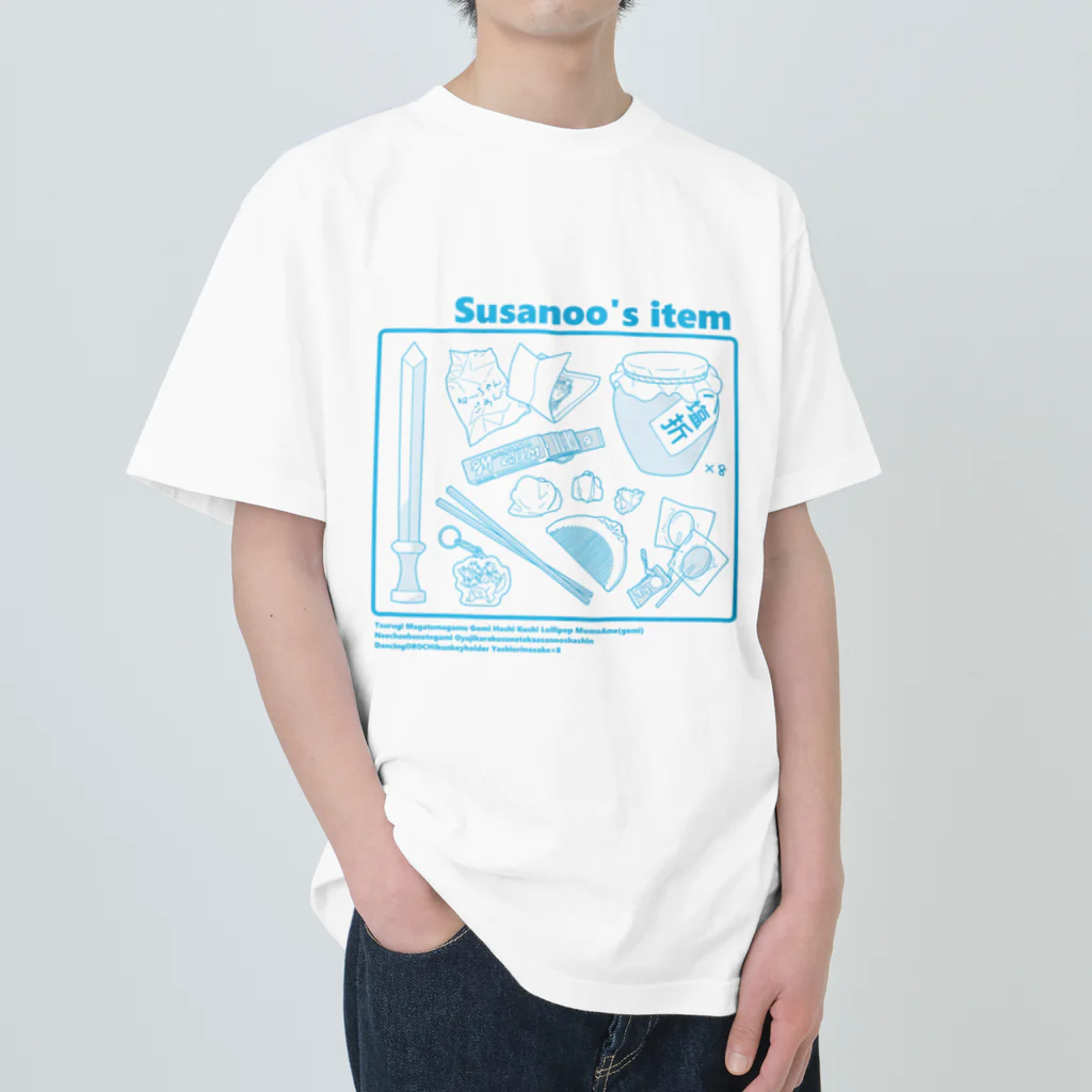 CHICHIZŌのSusanoo's item (水) ヘビーウェイトTシャツ