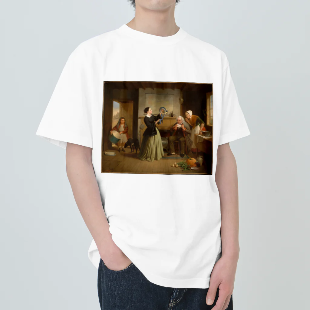 kaigaのThe New Bonnet / Francis William Edmonds  / 1858 / フランシス・ウィリアム・エドモンズ  Heavyweight T-Shirt