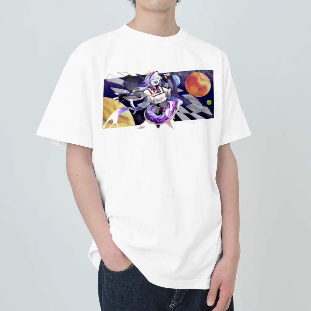 庵滝サタ🛸🪐少女レイ 歌ってみた！の🛸🪐💫 ヘビーウェイトTシャツ