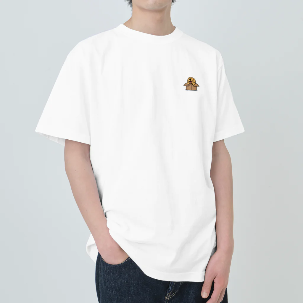 HALO-GOLDENのゴールデンレトリバー Heavyweight T-Shirt