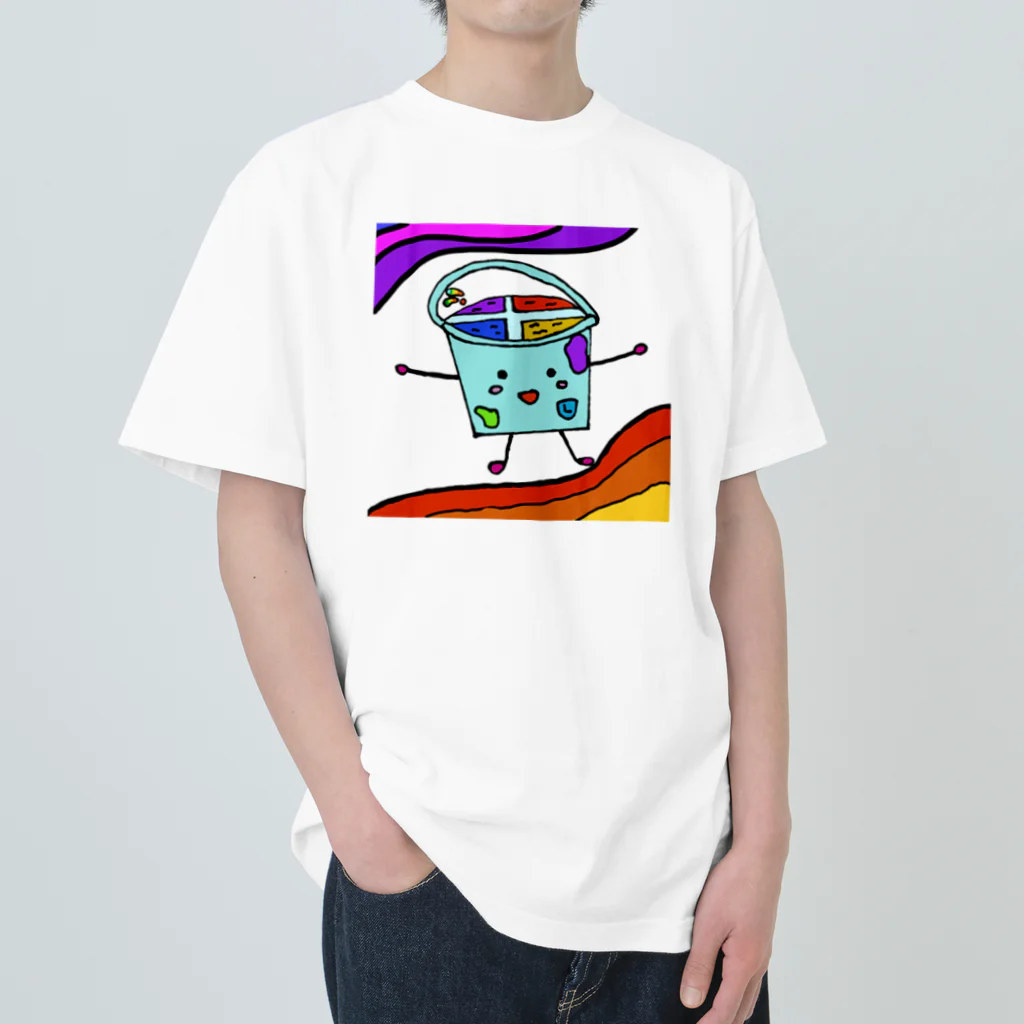 lukanose-kidsのバケツ君 Heavyweight T-Shirt