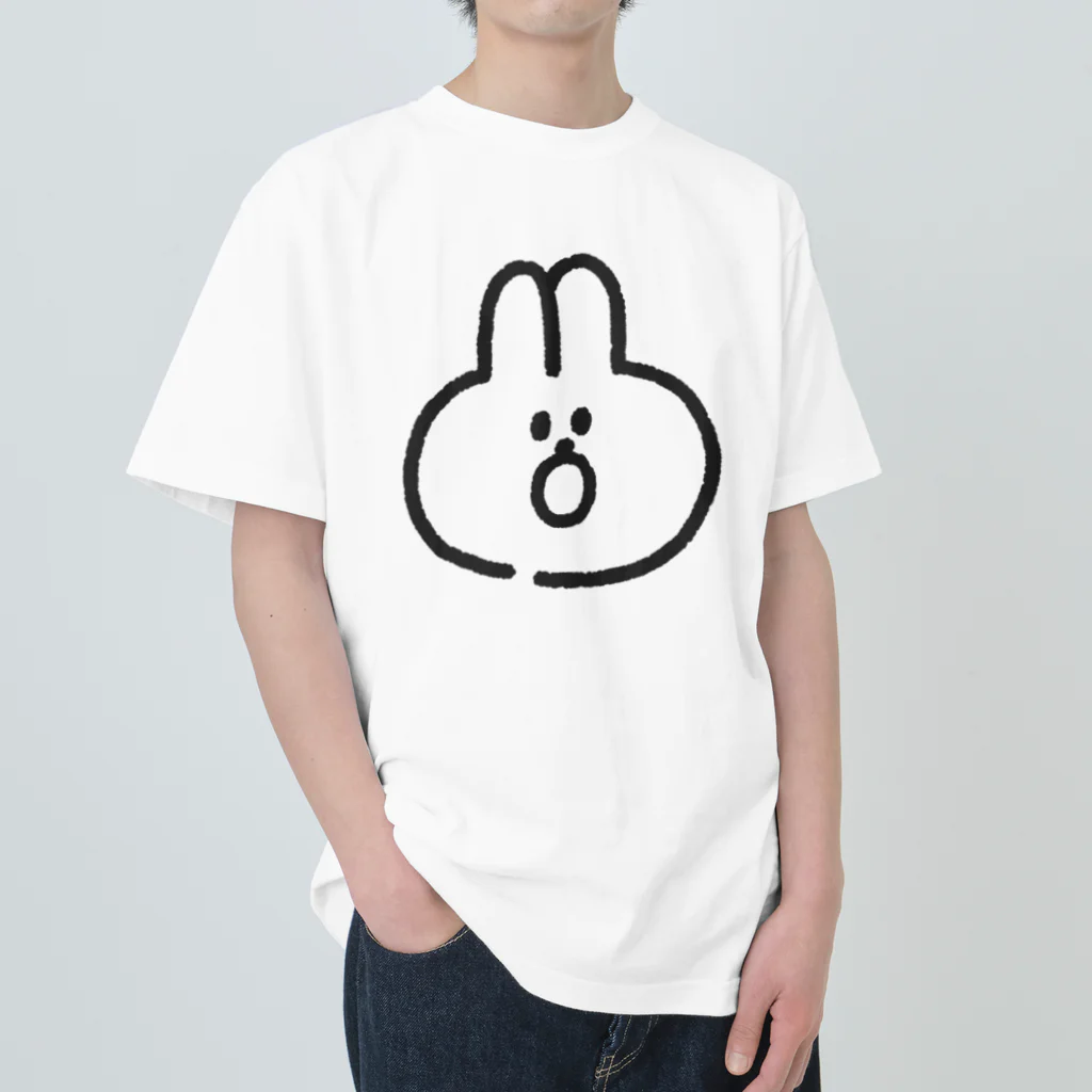 udon_119のおどろきうさぎ Heavyweight T-Shirt