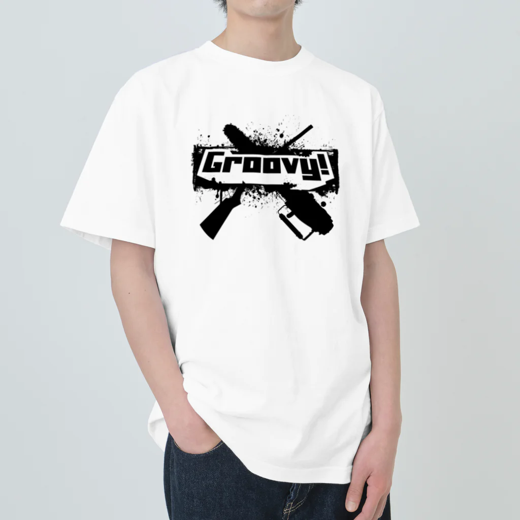 stereovisionのGroovy!(イカすぜ) Heavyweight T-Shirt