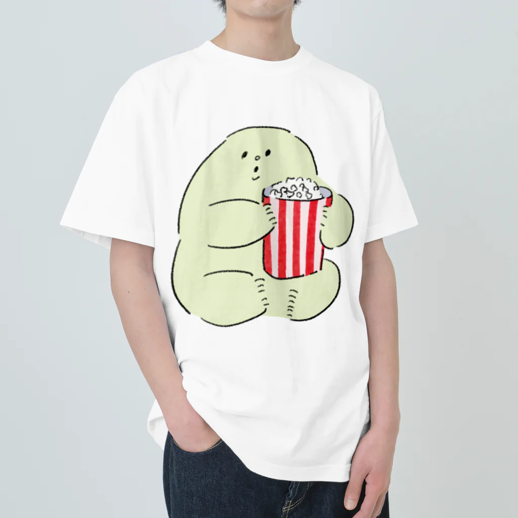 boorichanのイエティ、映画day ヘビーウェイトTシャツ