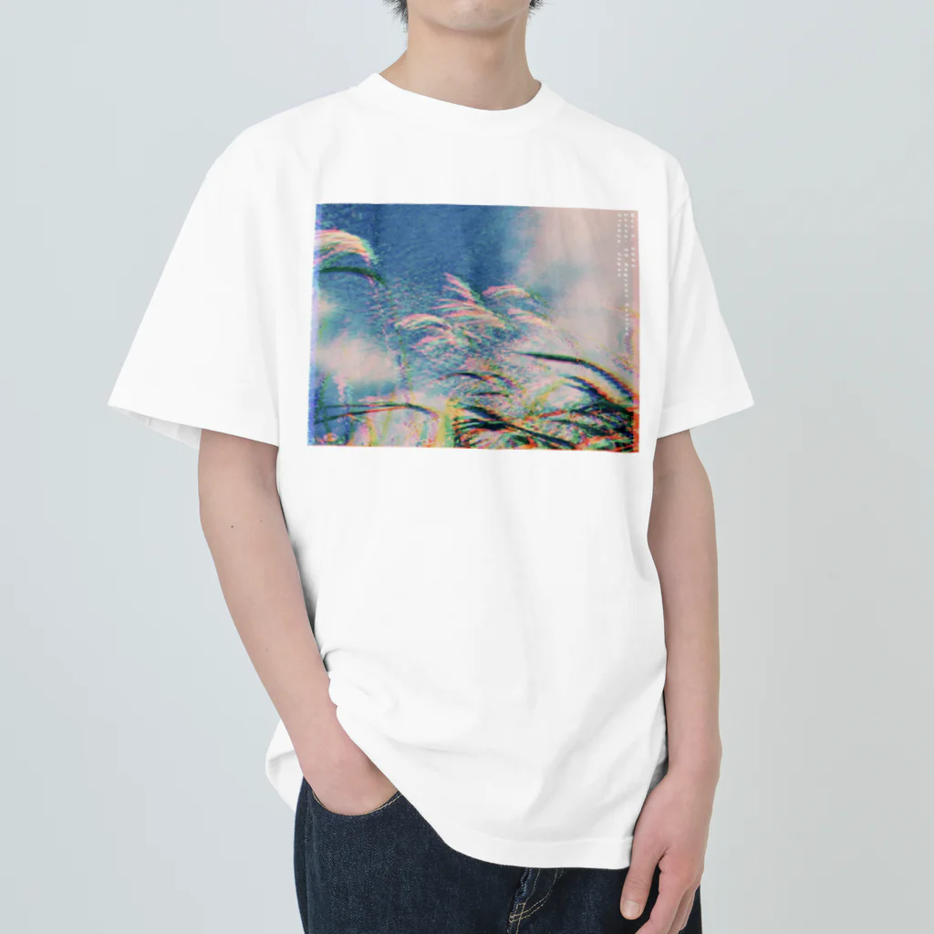 mikoのススキとうろこ雲 Heavyweight T-Shirt