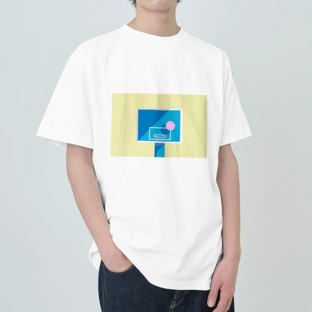 narumiのバスケットゴール　朝 Heavyweight T-Shirt