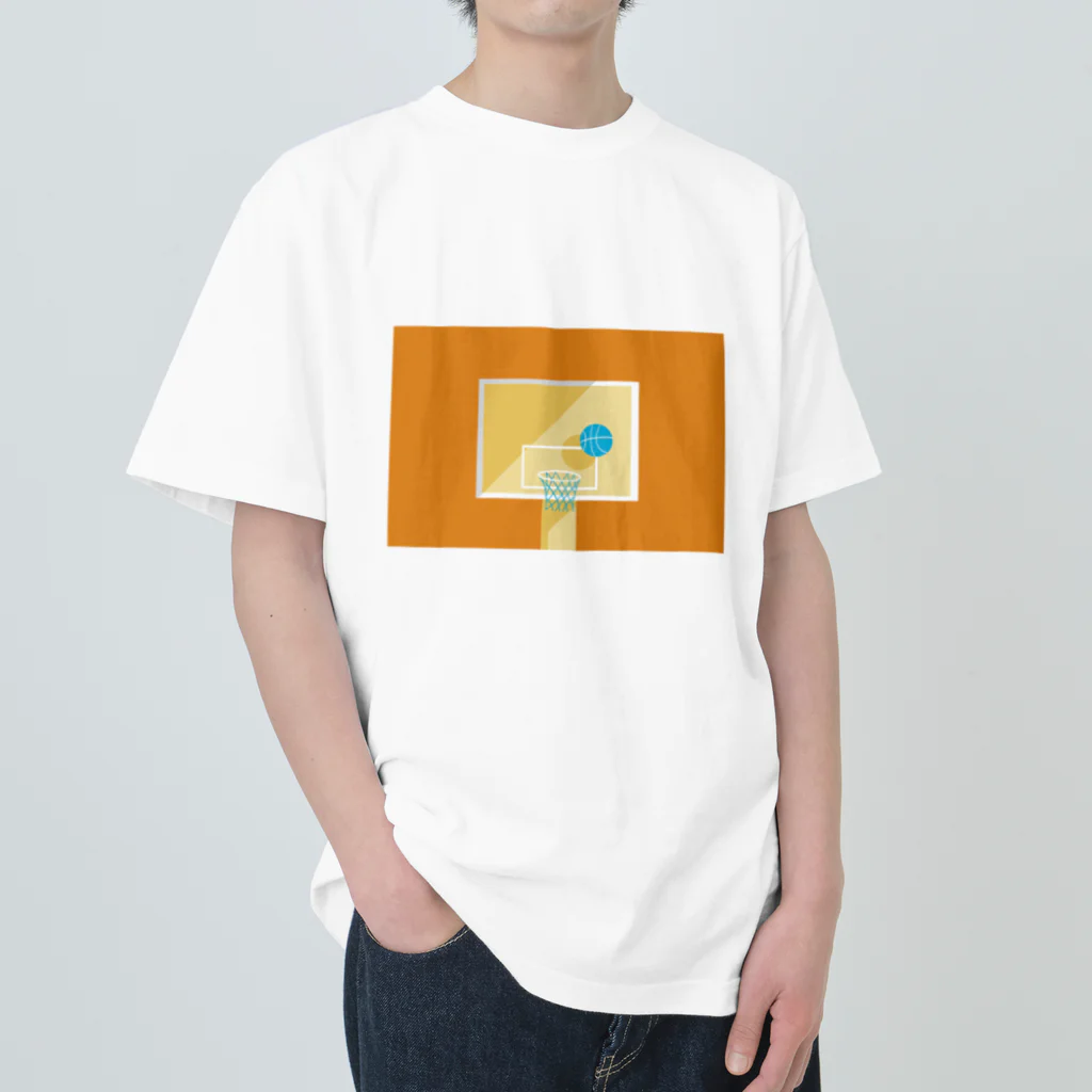 narumiのバスケットゴール　夕 Heavyweight T-Shirt