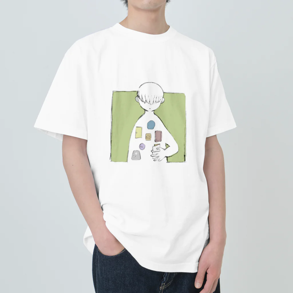 みうらさここ　miurasakokoの『answer』 Heavyweight T-Shirt