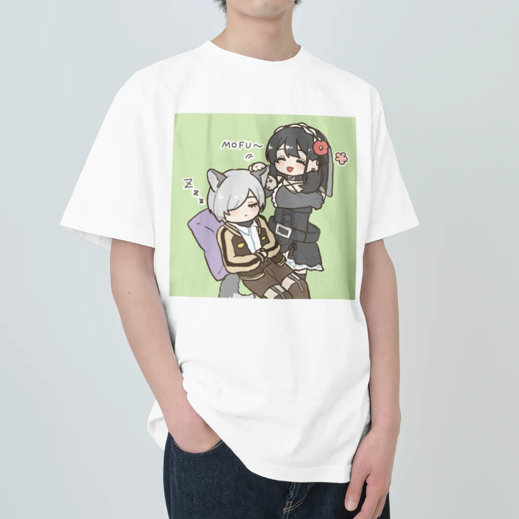 雨の浴室のMOFU〜 ヘビーウェイトTシャツ