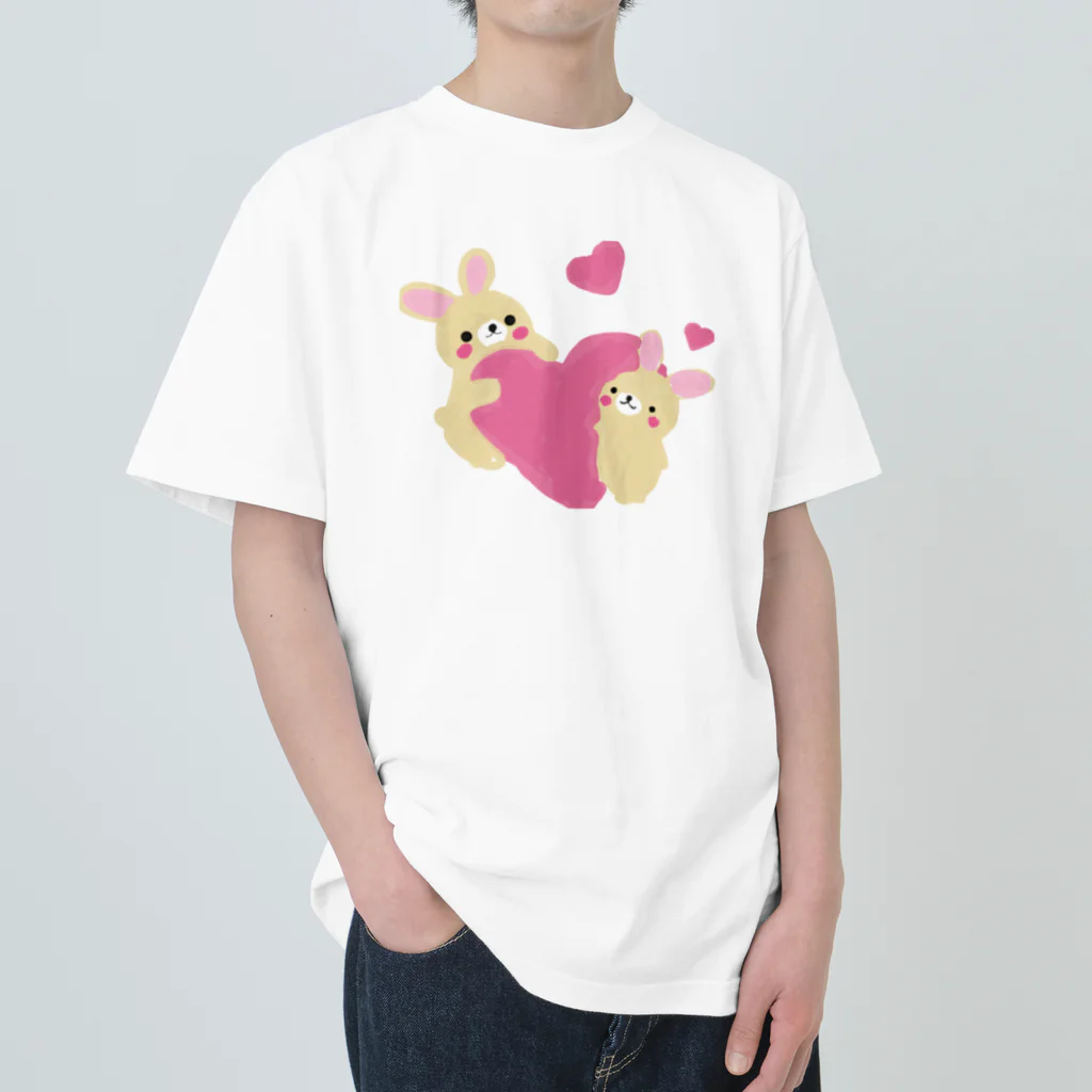 美女木小学校！のかわいいうさちゃん Heavyweight T-Shirt