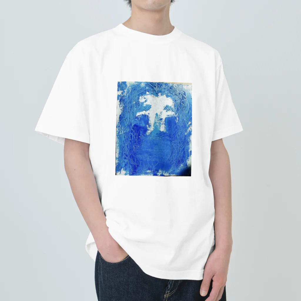 民　三角　（たみ　みかど）の花の専門店の彼女 Heavyweight T-Shirt