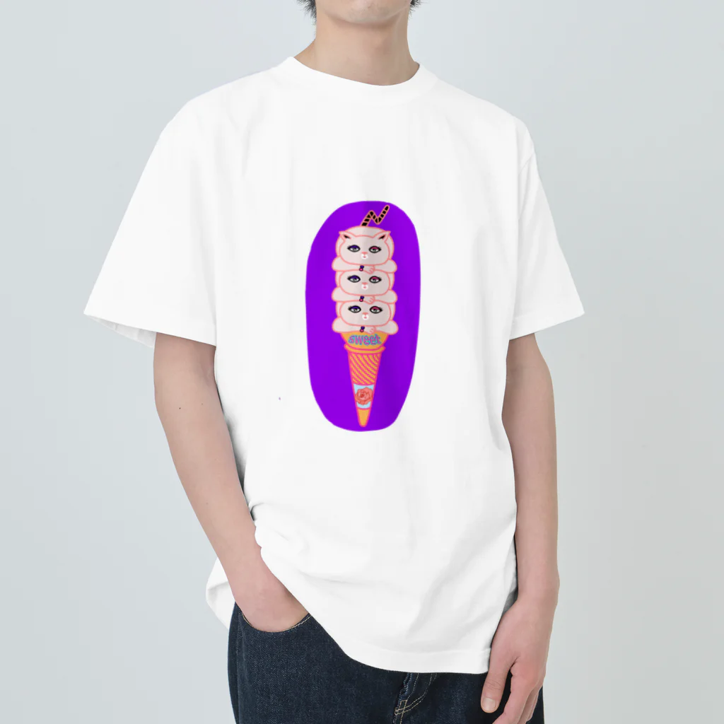 N-Houseのにゃんださんトリプル Heavyweight T-Shirt