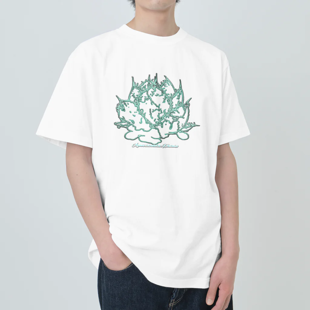 Hakoniwaraboのアガベホワイトアイス Heavyweight T-Shirt