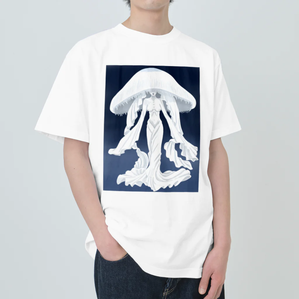 -CLO-のクラゲの女神 Heavyweight T-Shirt