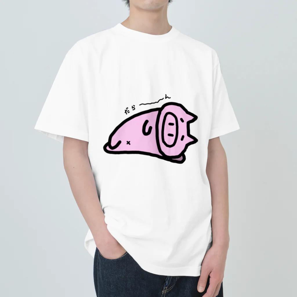 のぶぶののぶぶた（だら〜ん） Heavyweight T-Shirt