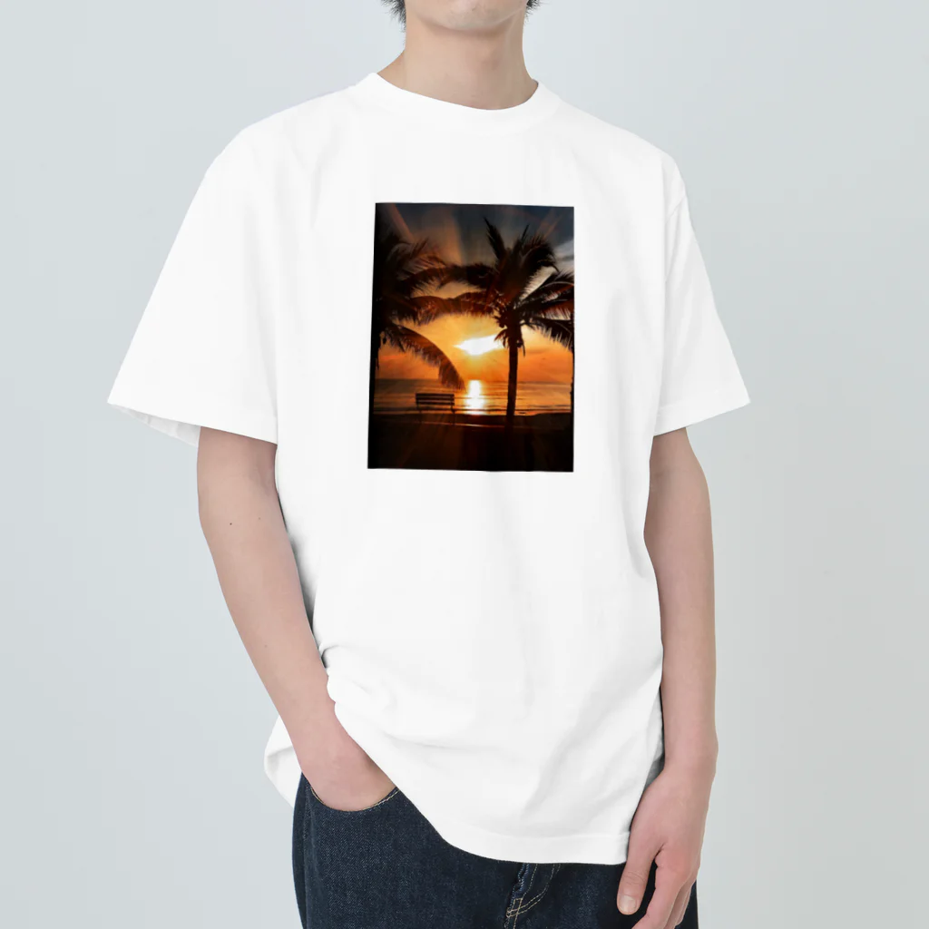 7HBO-SHOPのSunset picture ヘビーウェイトTシャツ