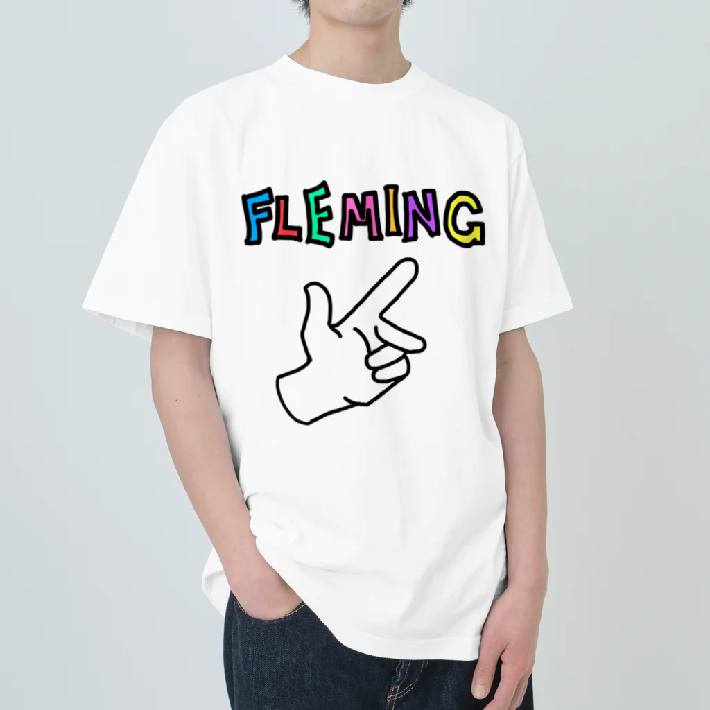 理系のらくがきのFLEMINGぽっぷ Heavyweight T-Shirt