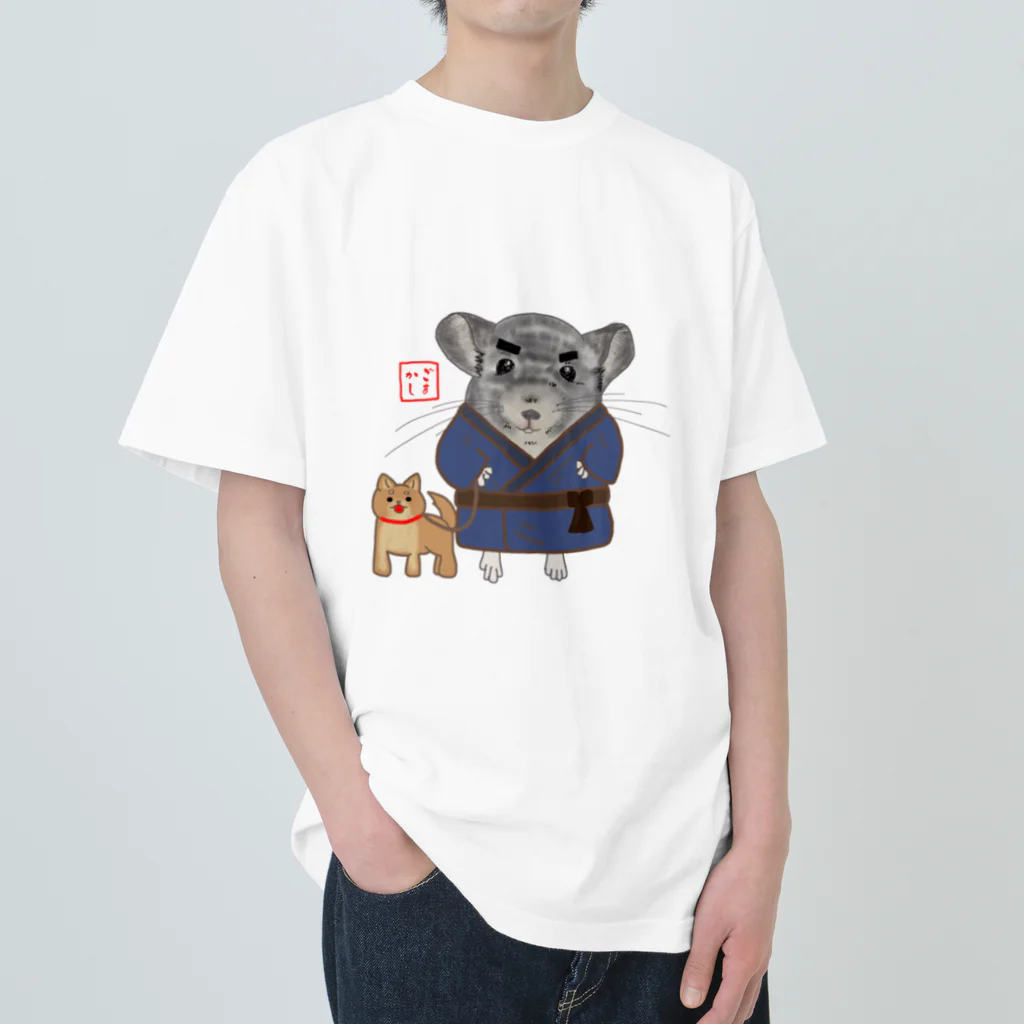 Pieni Onniのご当地ンチラ 鹿児島ver. ヘビーウェイトTシャツ