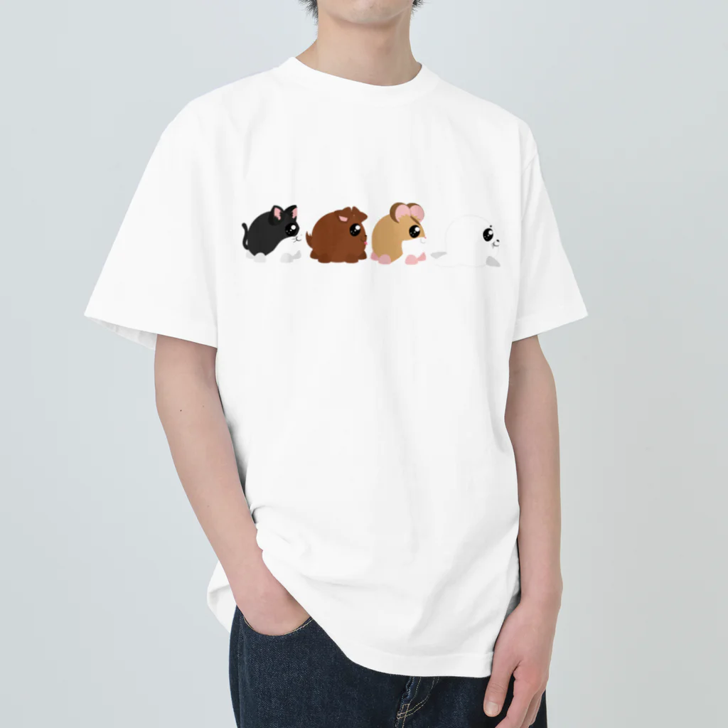 コロコロ ストアのコロコロ動物歩く Heavyweight T-Shirt