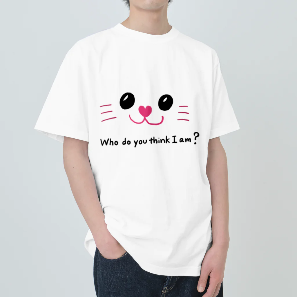 yakiimoのねこ？うさぎ？いぬ？アザラシ？ ヘビーウェイトTシャツ