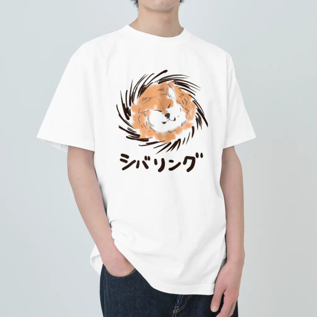 氷月のネタ箱の柴リング ヘビーウェイトTシャツ