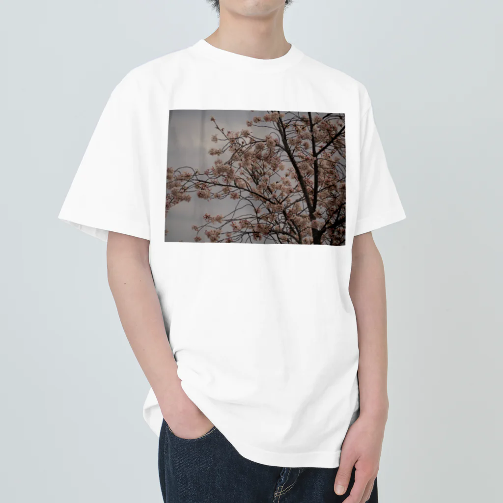 ムーンライトのレトロSAKURA ヘビーウェイトTシャツ