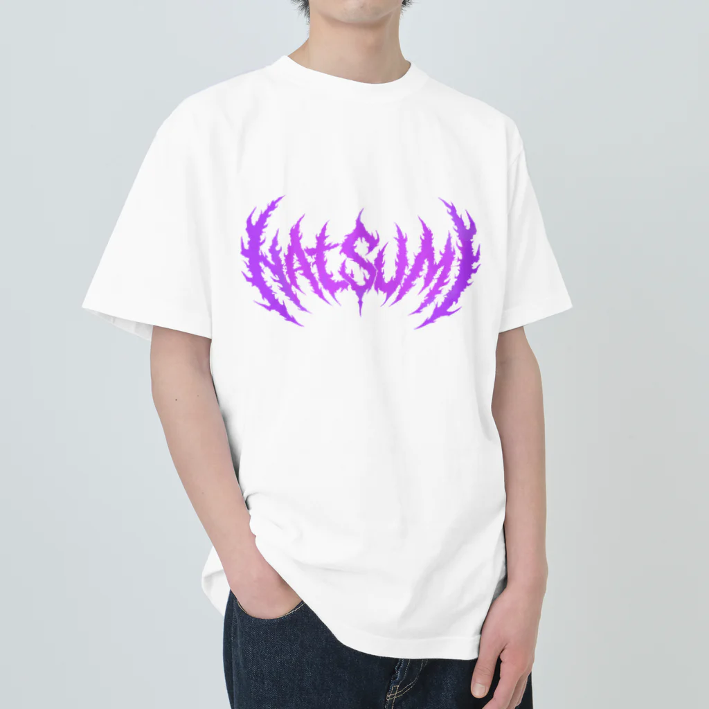 METAL PRINCESSのNatsumi deathlogo（なつみさんのデスロゴ） ヘビーウェイトTシャツ