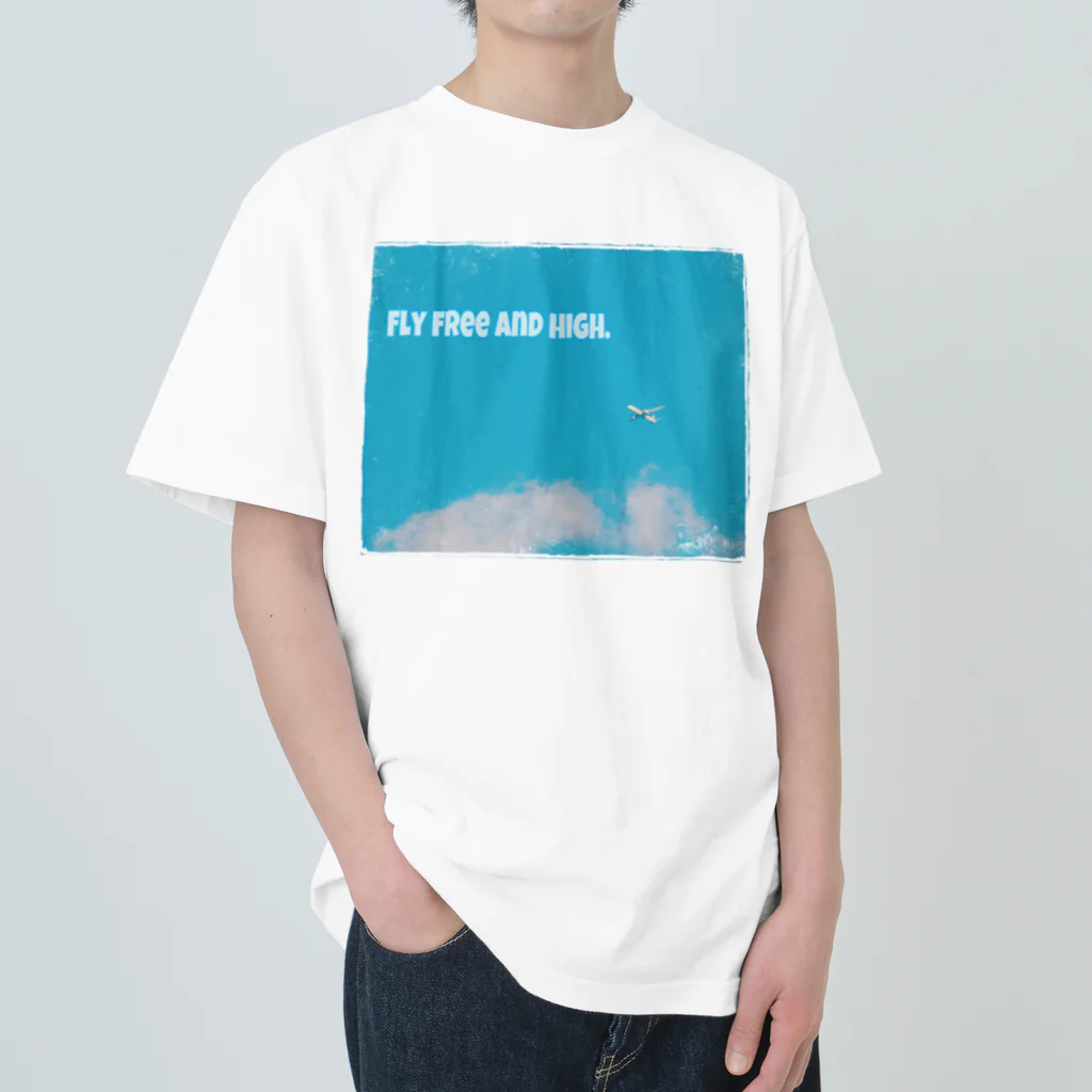 KEITOのFly free and high. ヘビーウェイトTシャツ