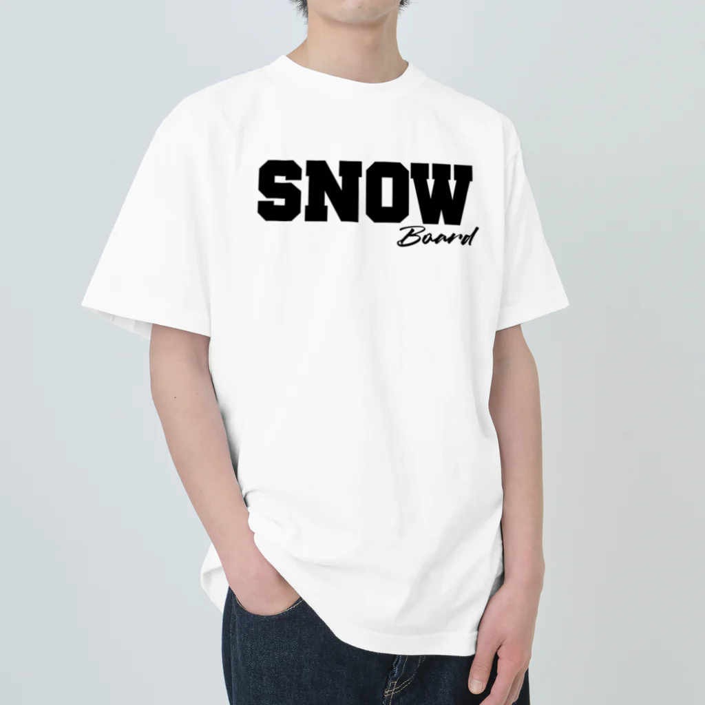 おもしろいTシャツ屋さんのSNOWBOARD　スノーボード ヘビーウェイトTシャツ