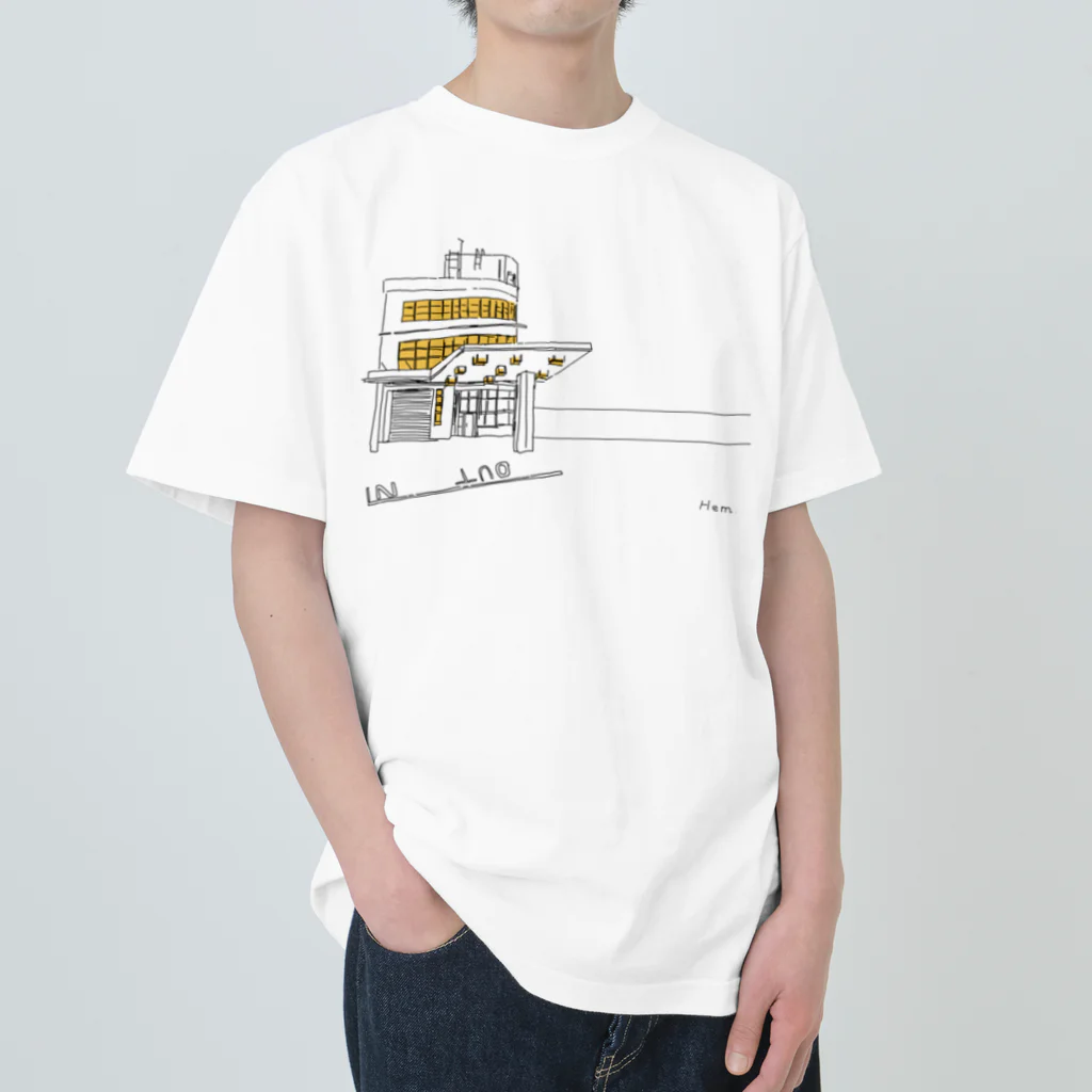 _Hem_のツボな建物_No.3 Heavyweight T-Shirt