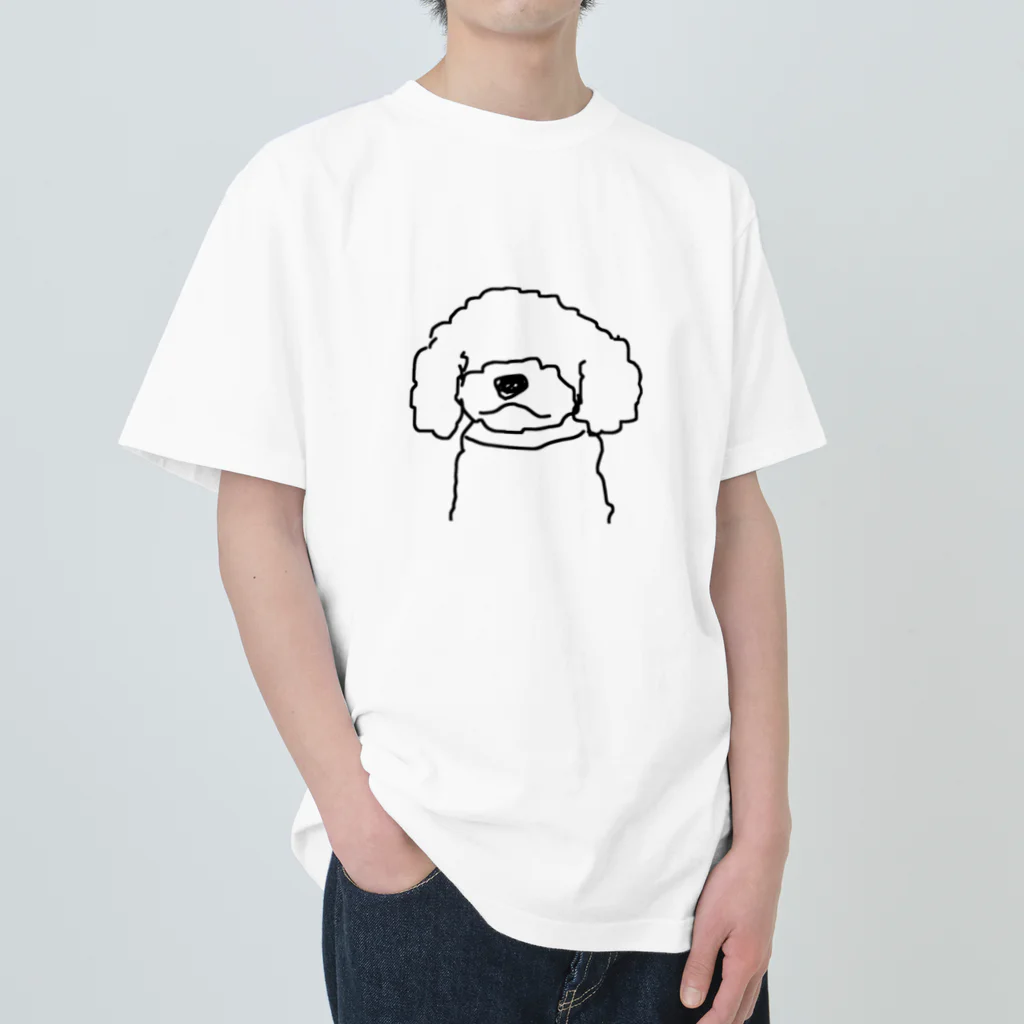 nekuranopoodleの根暗のプードル Heavyweight T-Shirt