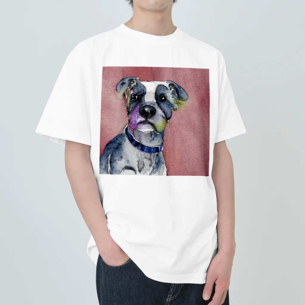 broccoli-のdog2 ヘビーウェイトTシャツ