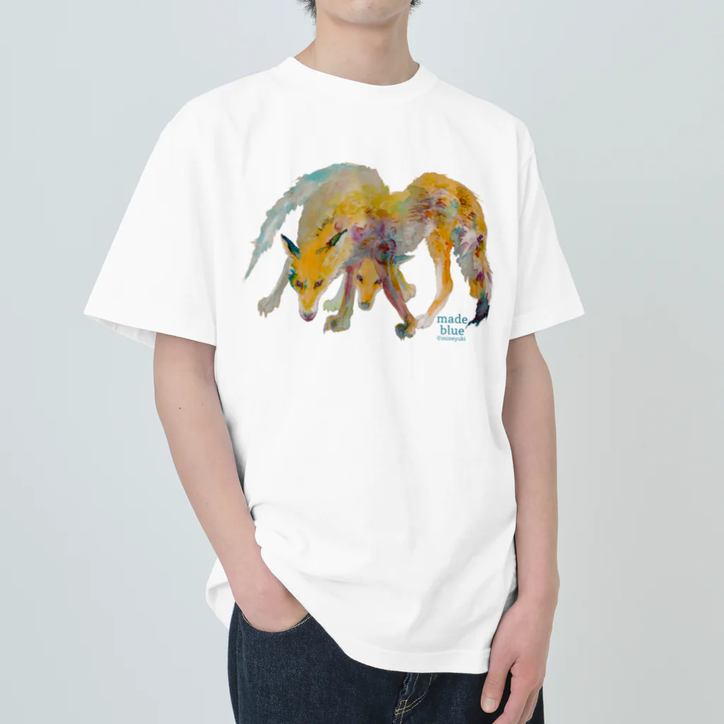 made blueのアカギツネ ヘビーウェイトTシャツ