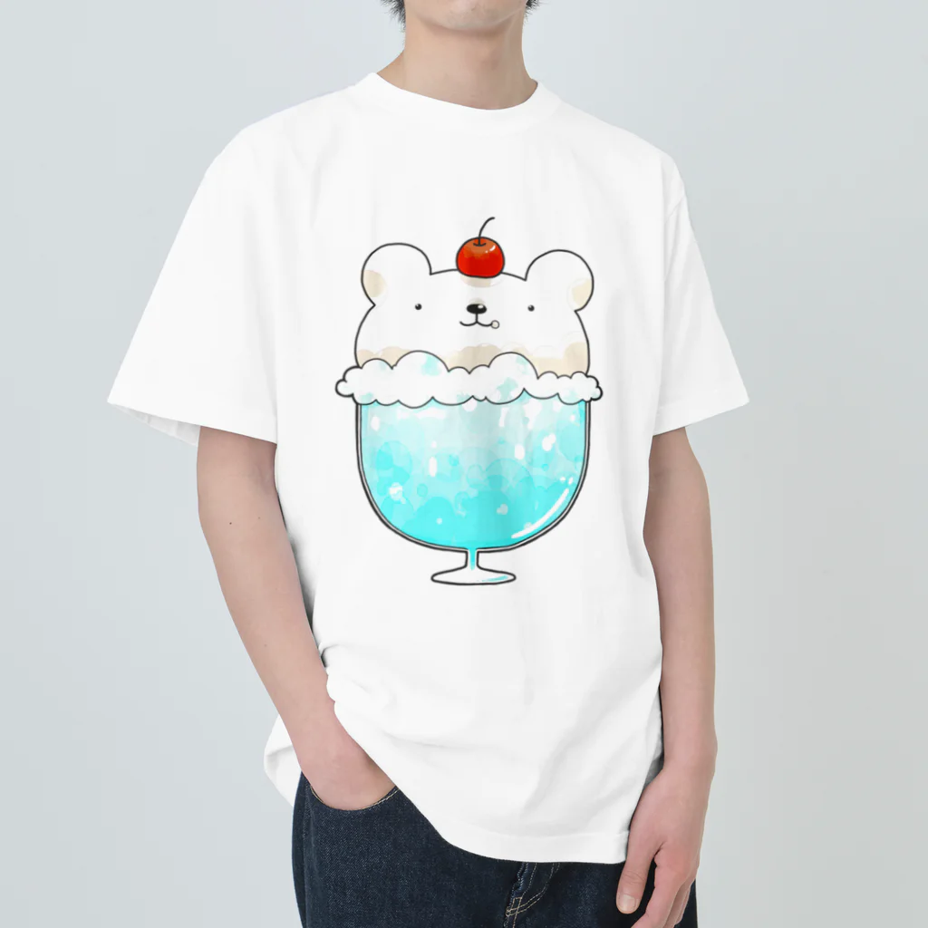 pecori ぺこりのハワイアンのしろくまクリームソーダ Heavyweight T-Shirt