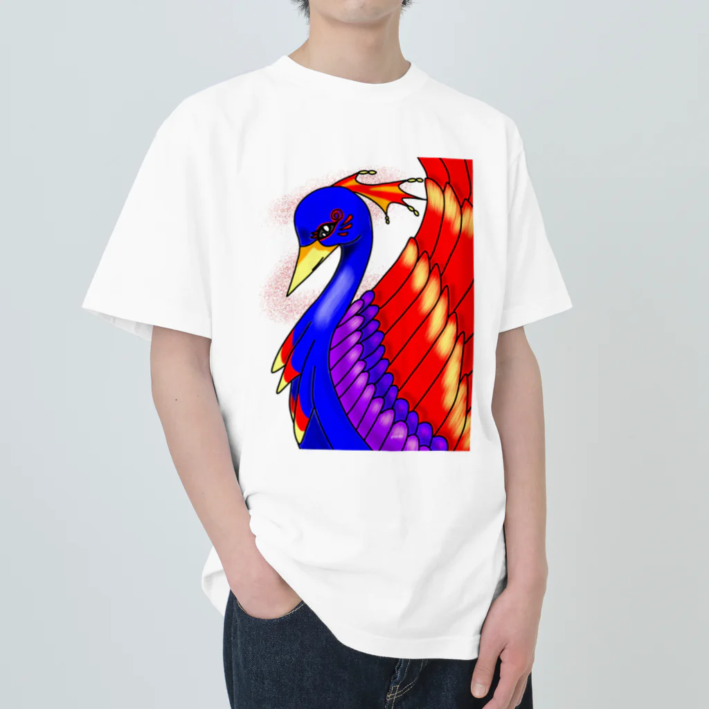 greetenの不死鳥アート  幻想世界 Heavyweight T-Shirt