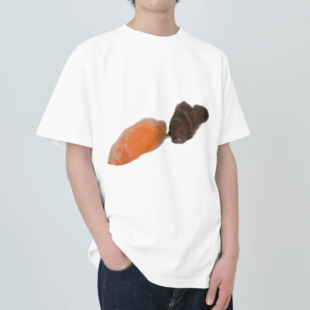 道産子あんぐらーのうちのおさかな Heavyweight T-Shirt