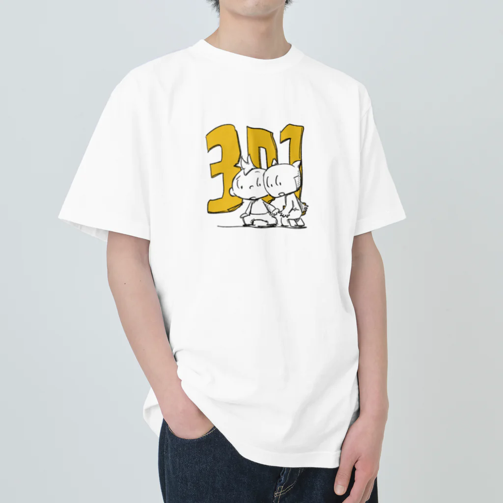 3D1のデボとダド（透過） Heavyweight T-Shirt