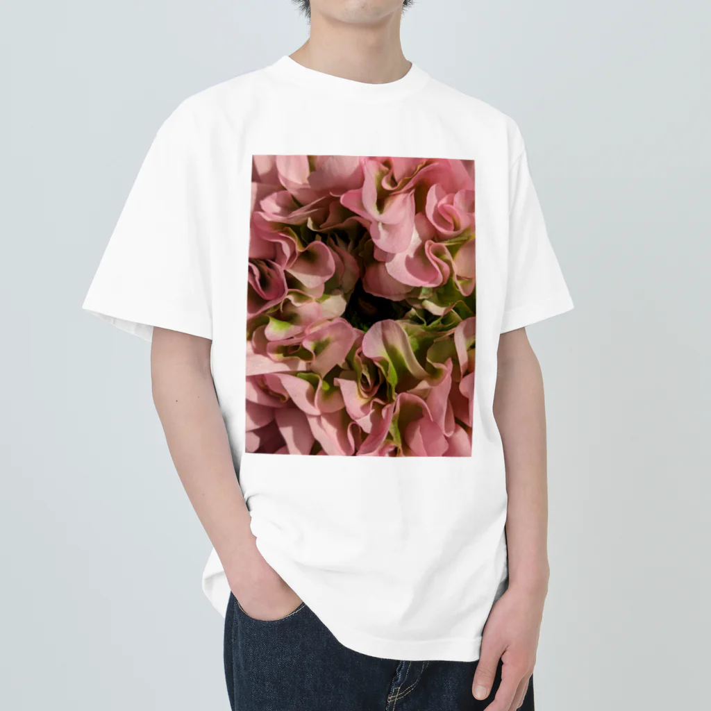 Ficusのひらひらラナンキュラス Heavyweight T-Shirt