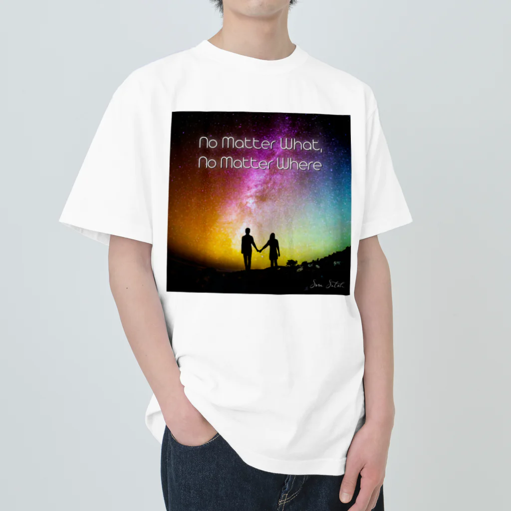 SoraSatohのNo Matter What, No Matter Where - Sora Satoh ヘビーウェイトTシャツ