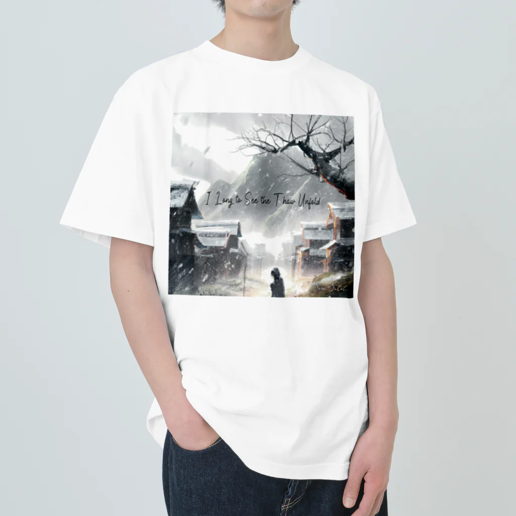 SoraSatohのI Long to See the Thaw Unfold - Sora Satoh ヘビーウェイトTシャツ