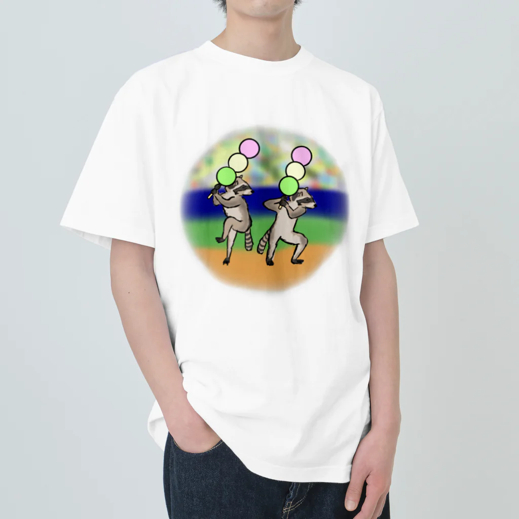 ちびシャトルの串団子プロ野球(洗熊) Heavyweight T-Shirt