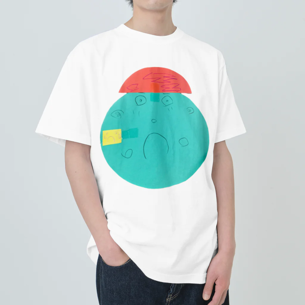 KidsArtの【子どもの絵】びっくりくん Heavyweight T-Shirt