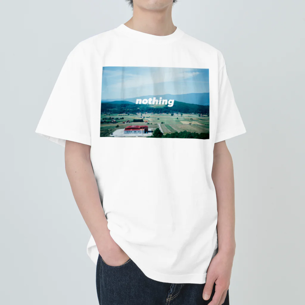 ムクロジのnothing ヘビーウェイトTシャツ