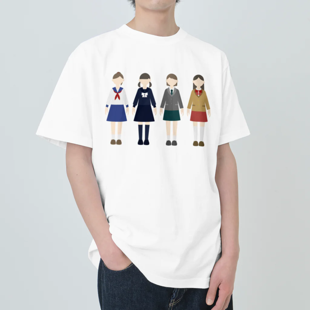 Katie（カチエ）のSchool Girls ヘビーウェイトTシャツ