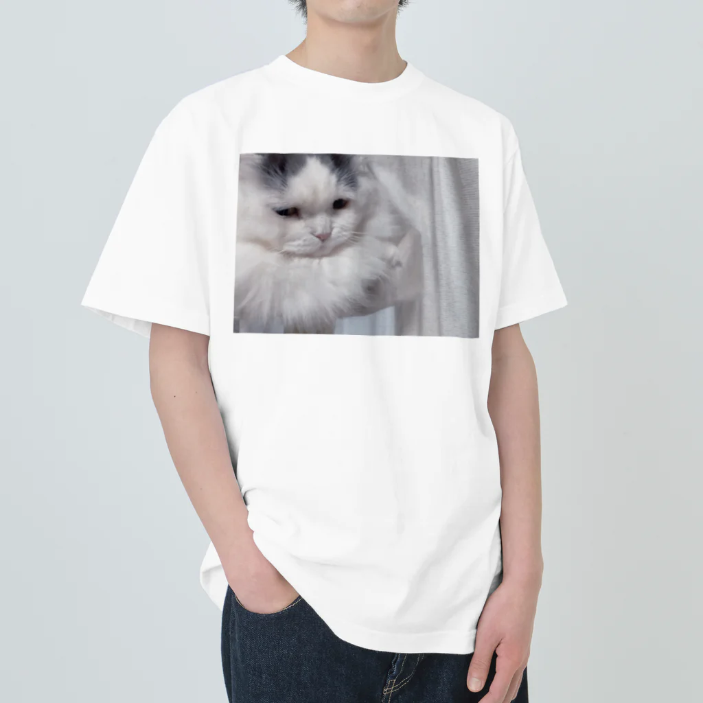 mameomameの悲壮感あふれるおまめ Heavyweight T-Shirt