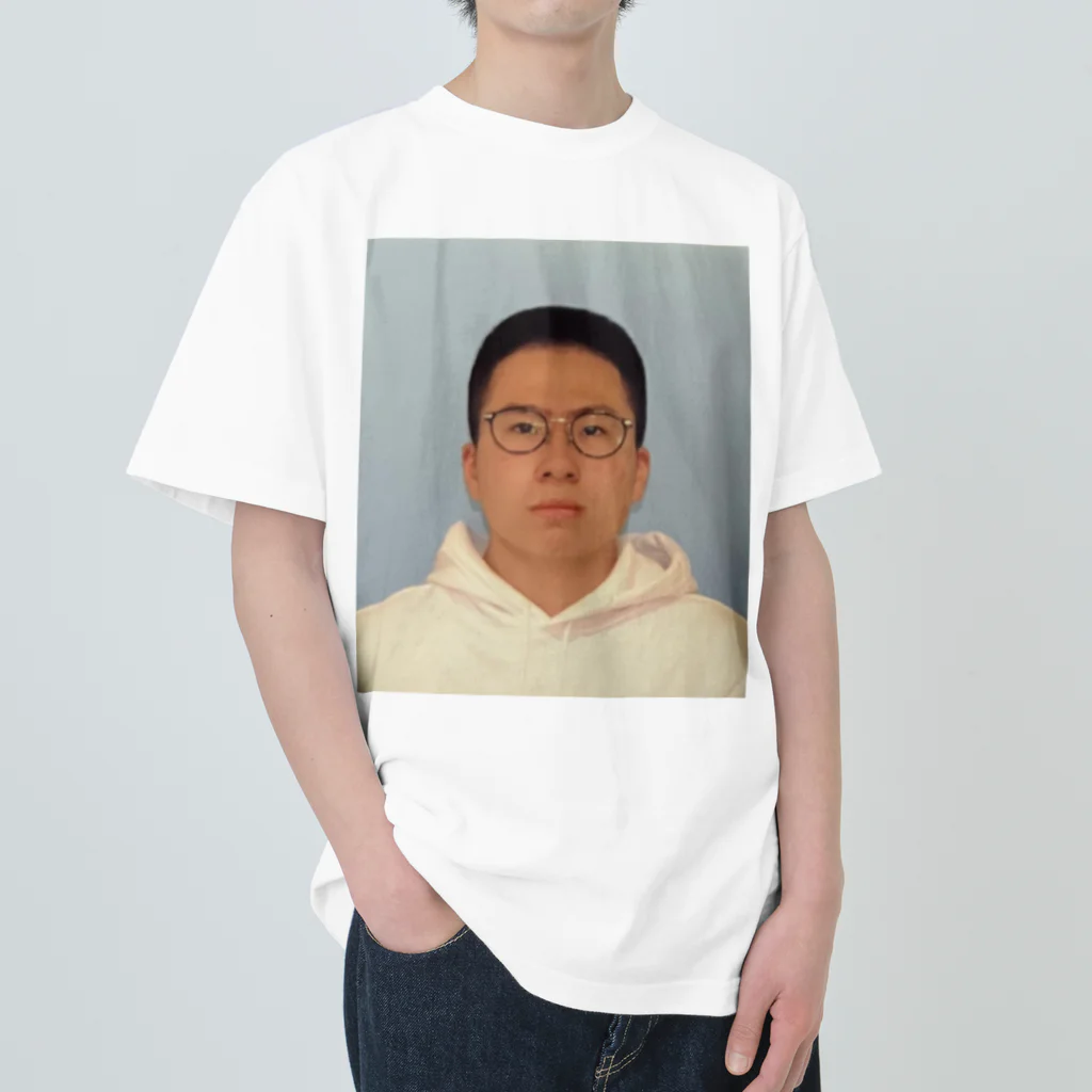 くそびんのくそびん証明写真 Heavyweight T-Shirt