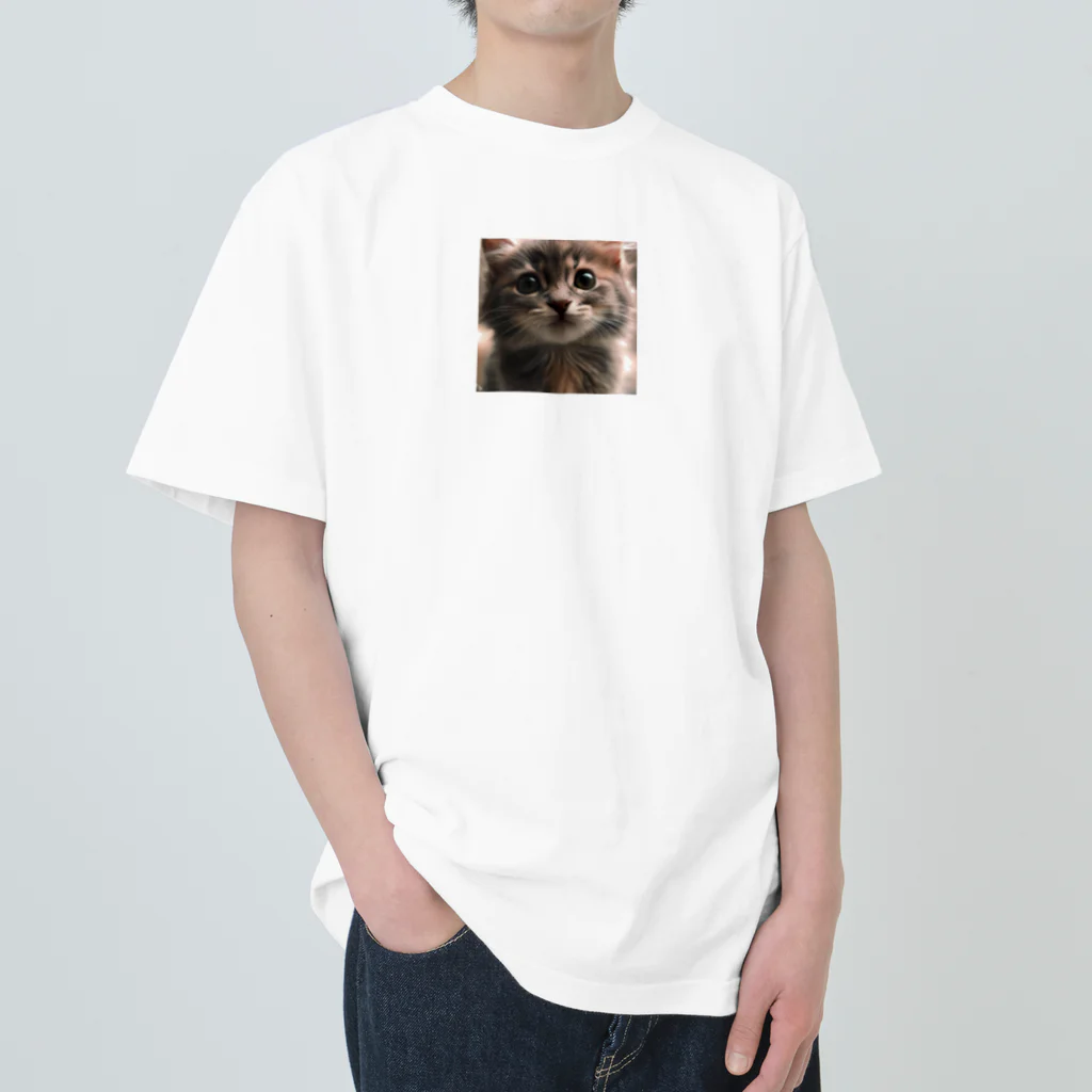 猫だらけ！のゆるしてにゃ～ Heavyweight T-Shirt