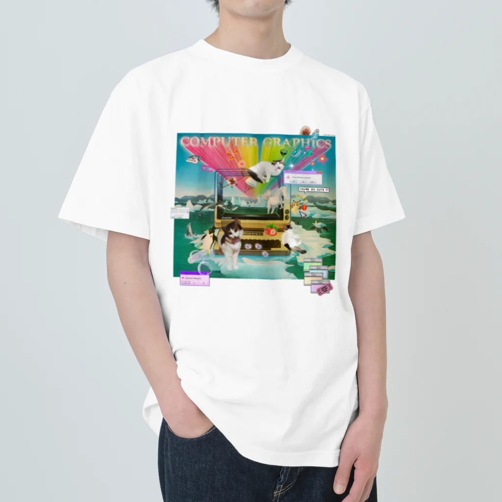 𝙈𝙊𝙈𝙊'𝙨 𝙎𝙝𝙤𝙥の#Computer graphics 2023 Heavyweight T-Shirt