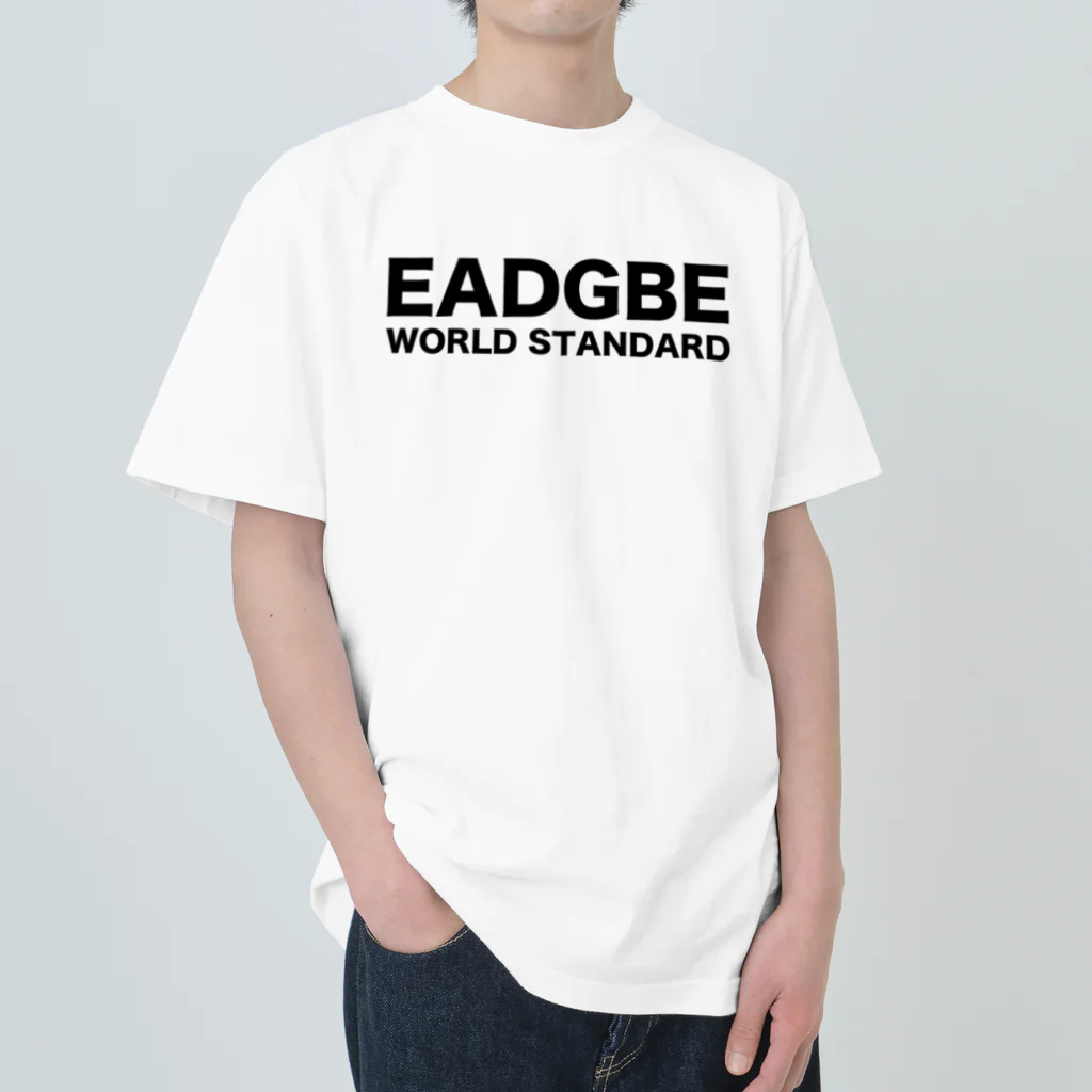 大賀ギタースクール - オフィシャルストアのEADGBE スタンダードチューニングTシャツ ヘビーウェイトTシャツ